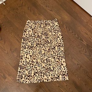 Misguided cheetah print skirt.